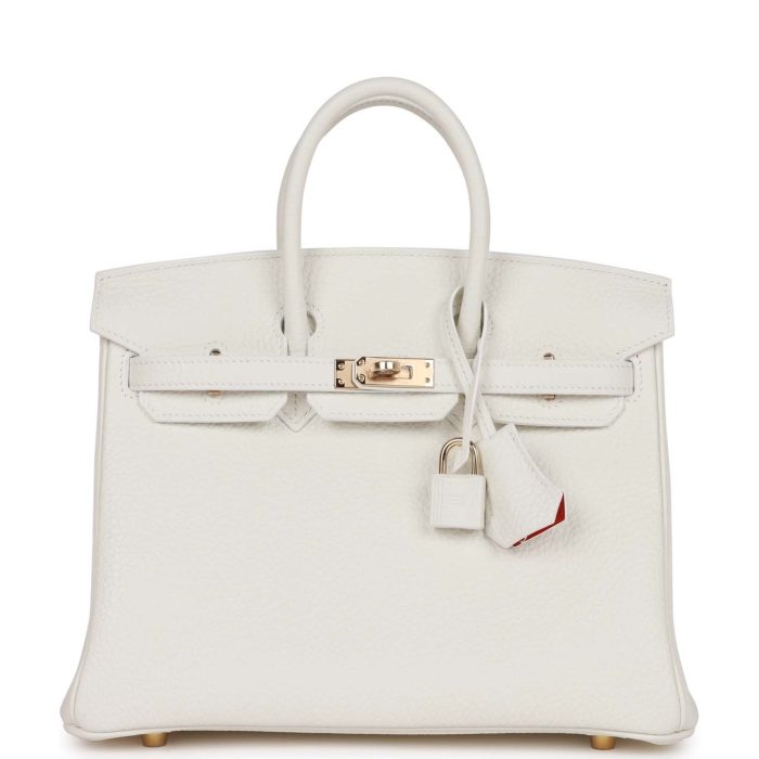 Hermes Birkin 25, white