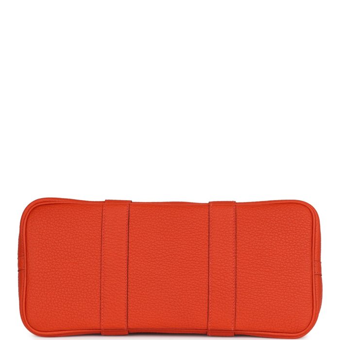Hermès Garden Party 30 Capucine Negonda Palladium Hardware - 图片 5