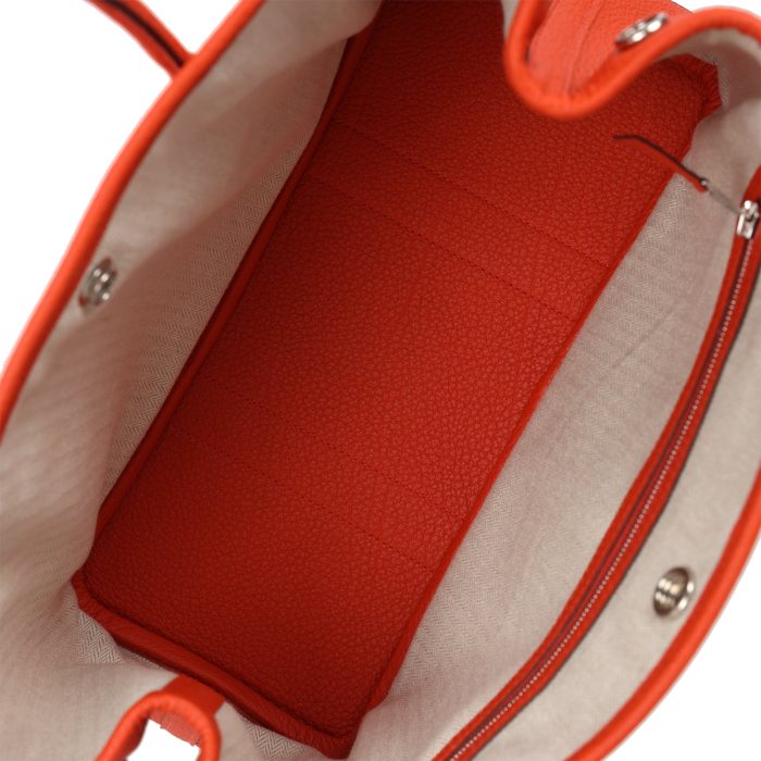 Hermès Garden Party 30 Capucine Negonda Palladium Hardware - 图片 6