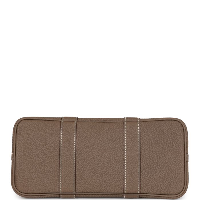 Hermès Garden Party 30 Etoupe Negonda Palladium Hardware - 图片 6