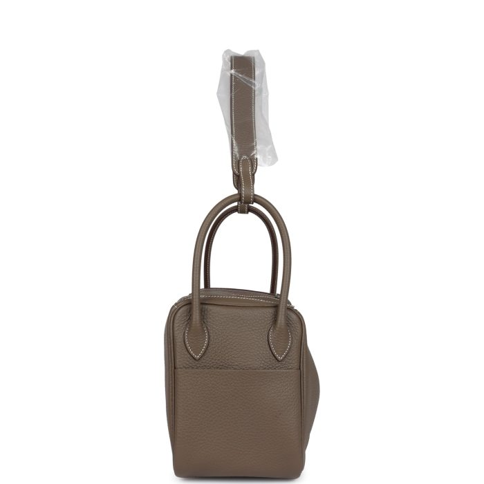 Hermès Lindy 26 Etoupe Clemence Palladium Hardware - 图片 3