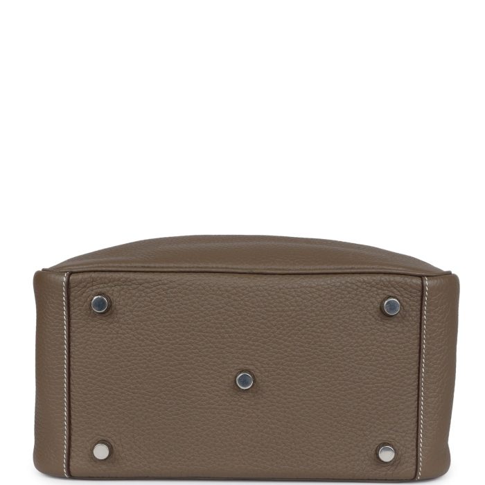 Hermès Lindy 26 Etoupe Clemence Palladium Hardware - 图片 7