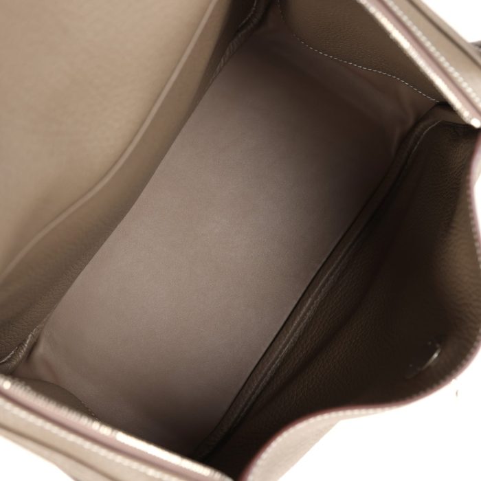 Hermès Lindy 26 Etoupe Clemence Palladium Hardware - 图片 5