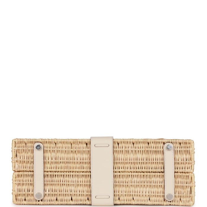 Hermès Picnic Kelly 35 Nata Swift Palladium Hardware - 图片 6