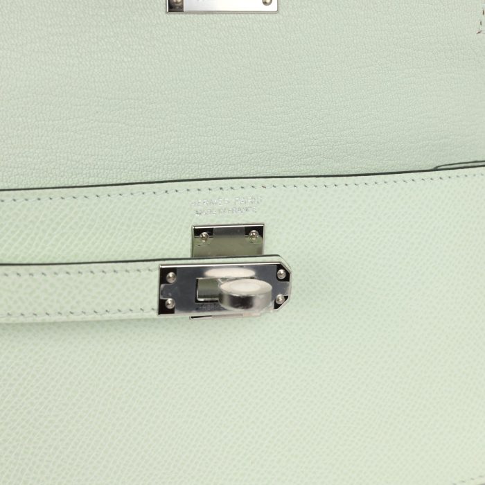 Hermès Kelly Sellier en Desordre 20 Vert Fizz Epsom Palladium Hardware - 图片 8