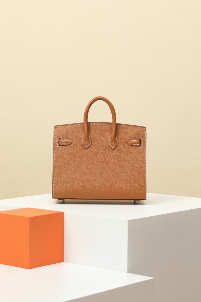 Hermes Birkin jonathan CK37 Golden Brown Gold Hardware 20cm Full Handmade - 图片 3