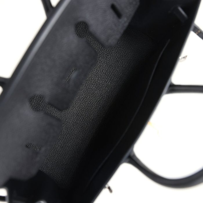 Handmade Bag HB Sellier 25 Black Epsom Electrum Hardware - 图片 7