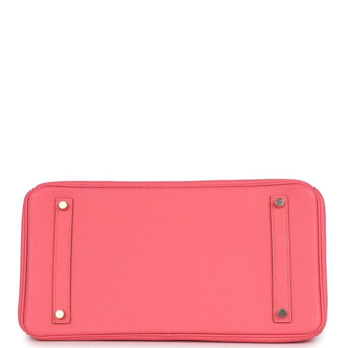 Handmade Bag HB 35 Rose Lipstick Togo Gold Hardware - 图片 5