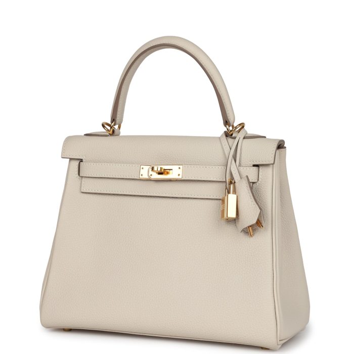 Handmade HKR 25 Craie Togo Gold Hardware - 图片 3