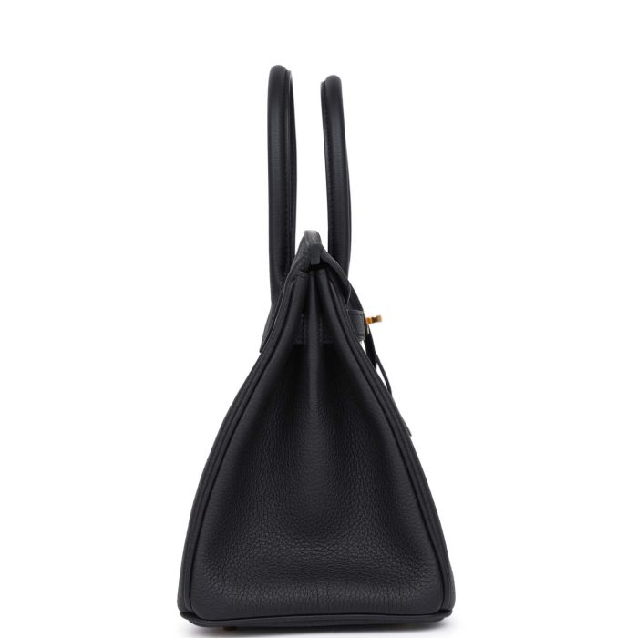 Handmade Bag HB 30 Black Togo Gold Hardware - 图片 3