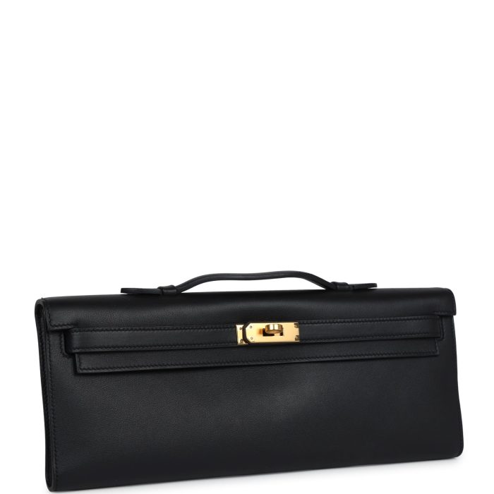 Handmade Bag HKC Black Swift Gold Hardware - 图片 2