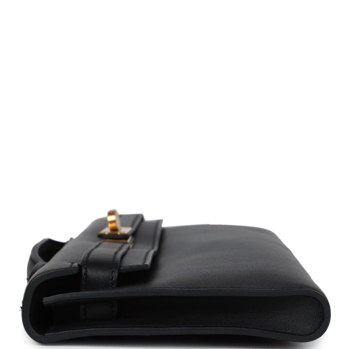 Handmade Bag HKC Black Swift Gold Hardware - 图片 5