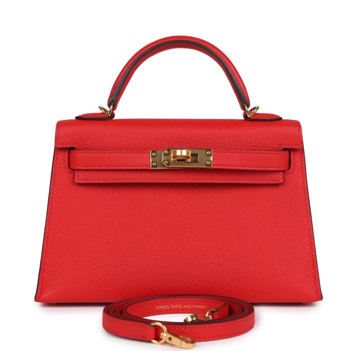 Handmade HKS 20 Rouge de Coeur Epsom Gold Hardware