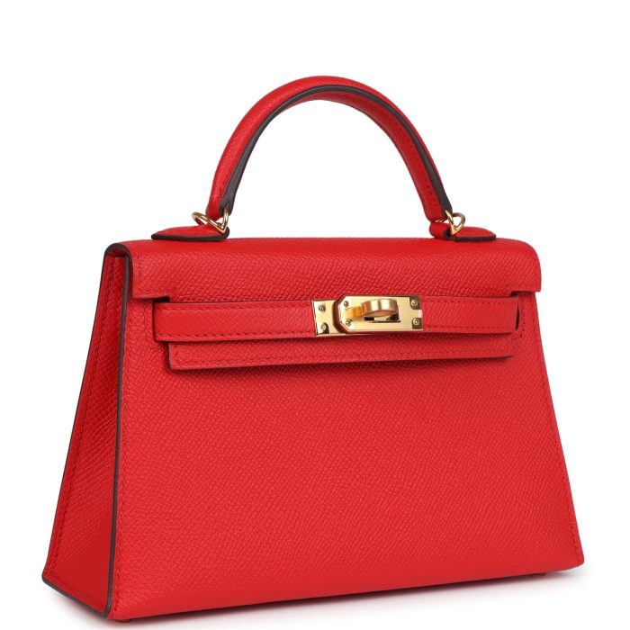 Handmade HKS 20 Rouge de Coeur Epsom Gold Hardware：圖片 2