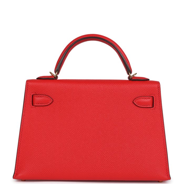 Handmade HKS 20 Rouge de Coeur Epsom Gold Hardware：圖片 4