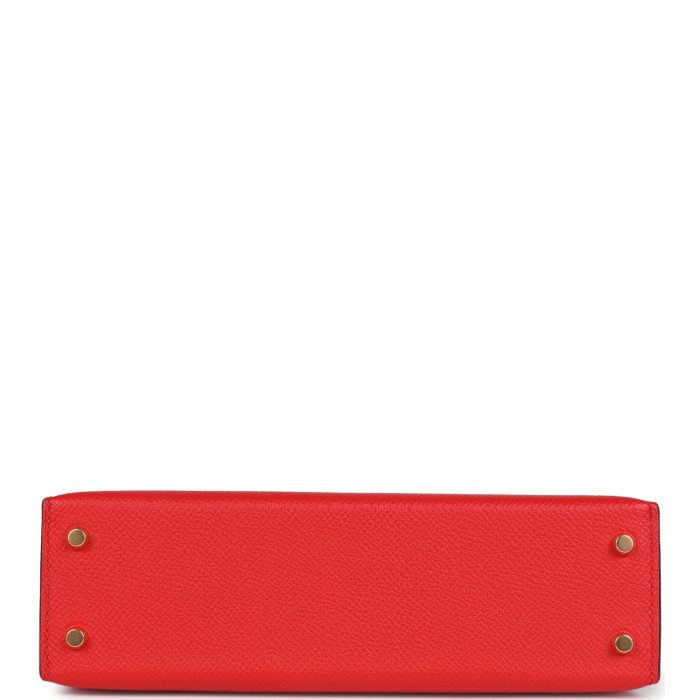 Handmade HKS 20 Rouge de Coeur Epsom Gold Hardware：圖片 5