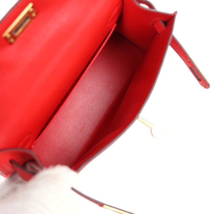 Handmade HKS 20 Rouge de Coeur Epsom Gold Hardware：圖片 7