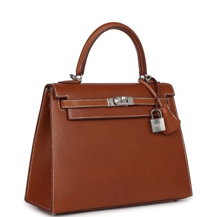 Handmade HKS 25 Fauve Barenia Palladium Hardware - 图片 2