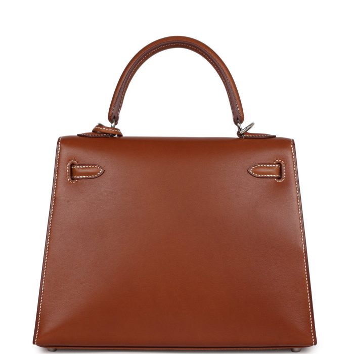 Handmade HKS 25 Fauve Barenia Palladium Hardware - 图片 4