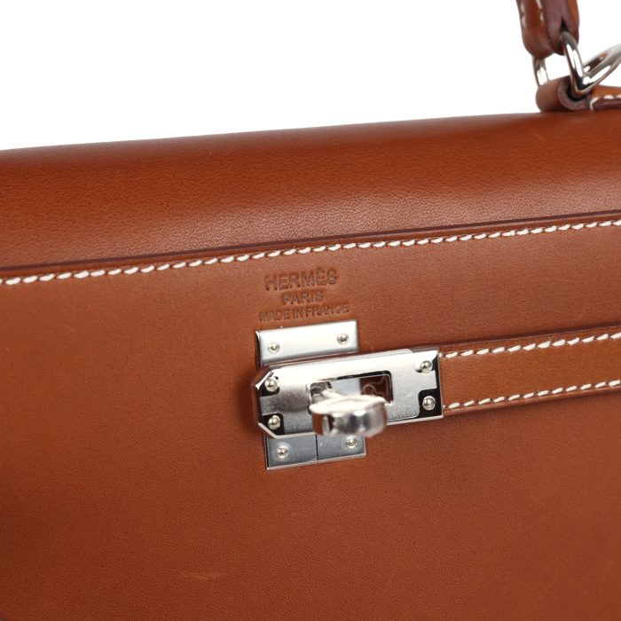 Handmade HKS 25 Fauve Barenia Palladium Hardware - 图片 6
