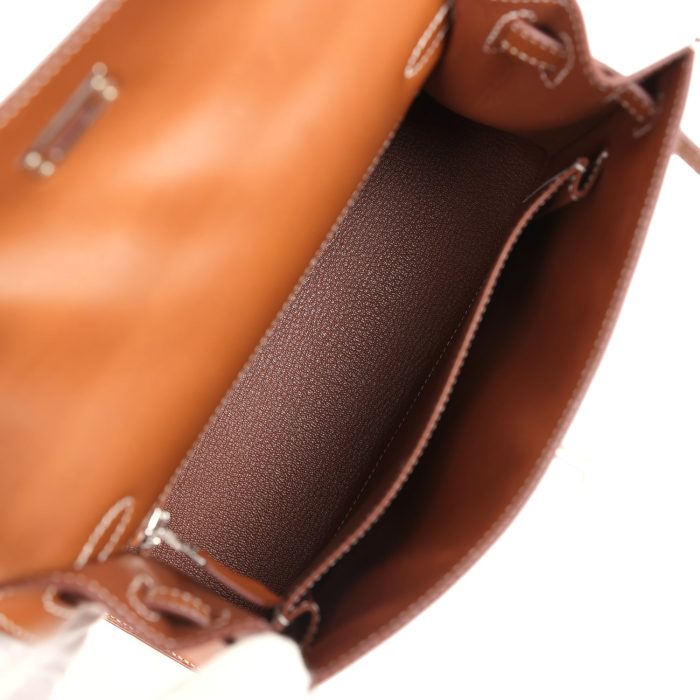 Handmade HKS 25 Fauve Barenia Palladium Hardware - 图片 7