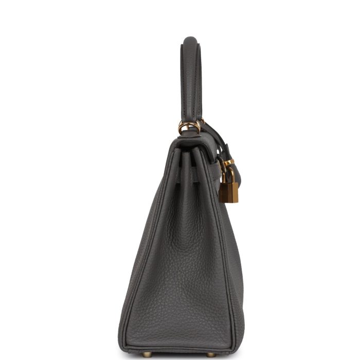 Handmade HKR 25 Etain Togo Gold Hardware - 图片 4