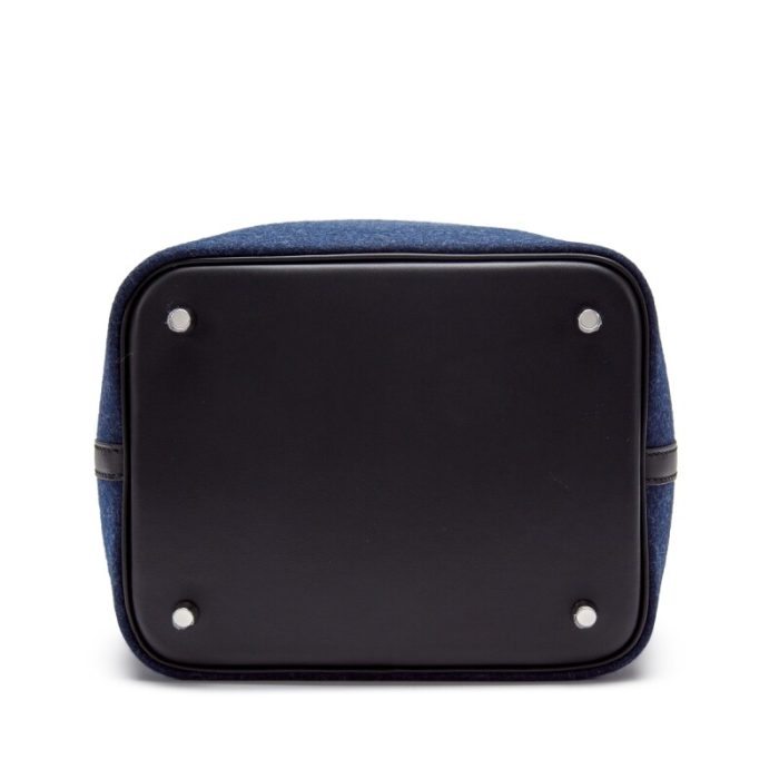 Handmade HPL 22 Blue Nuit Feutre Wool and Black Swift Palladium Hardware - 图片 6