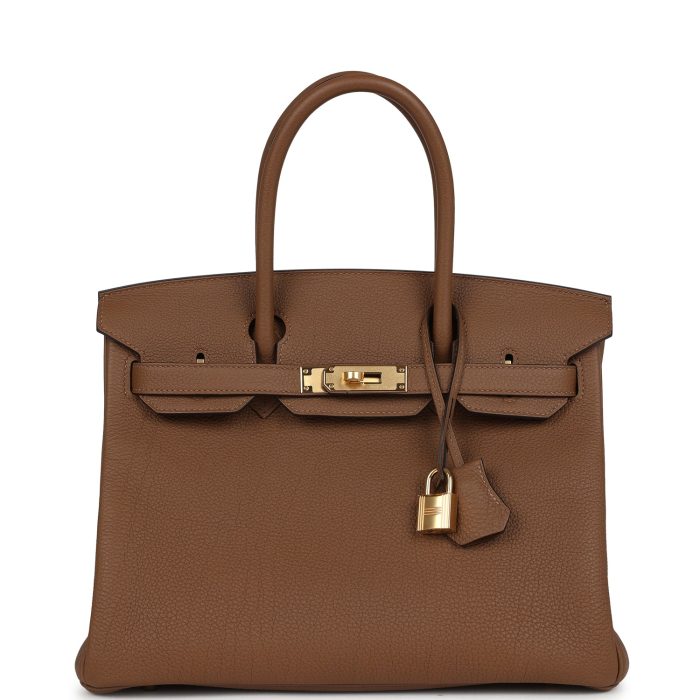 Handmade Bag HB 30 Alezan Togo Gold Hardware