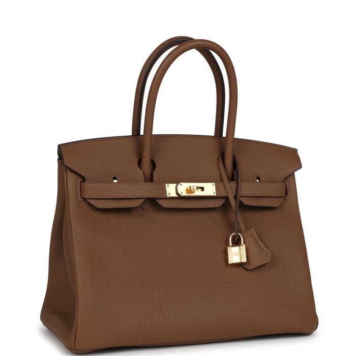 Handmade Bag HB 30 Alezan Togo Gold Hardware - 图片 2