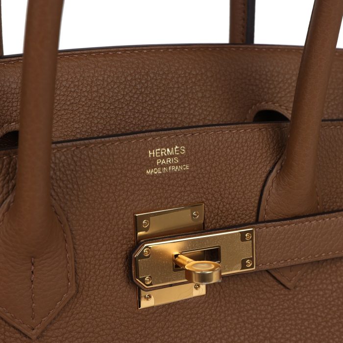 Handmade Bag HB 30 Alezan Togo Gold Hardware - 图片 6