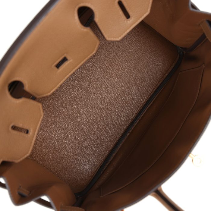 Handmade Bag HB 30 Alezan Togo Gold Hardware - 图片 7