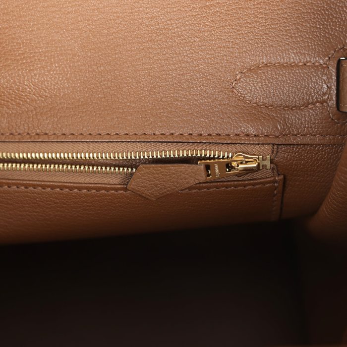 Handmade Bag HB 30 Alezan Togo Gold Hardware - 图片 8