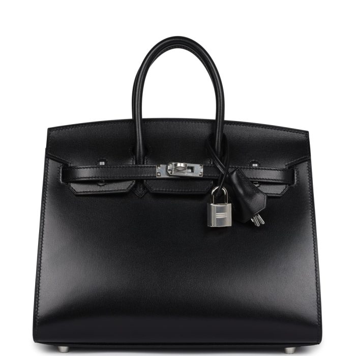 Handmade Bag HB Sellier 25 Black Box Palladium Hardware