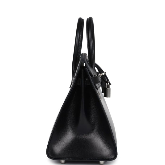 Handmade Bag HB Sellier 25 Black Box Palladium Hardware - 图片 3