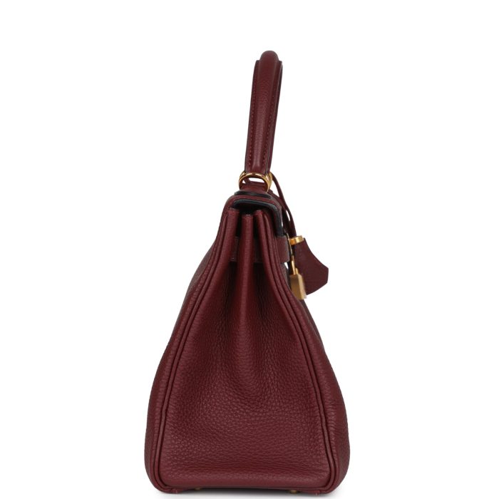 Handmade HKR 28 Rouge H Togo Gold Hardware - 图片 3