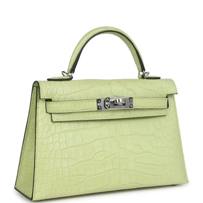 Handmade HKS 20 Jaune Bourgeon Matte Alligator Palladium Hardware - 图片 2