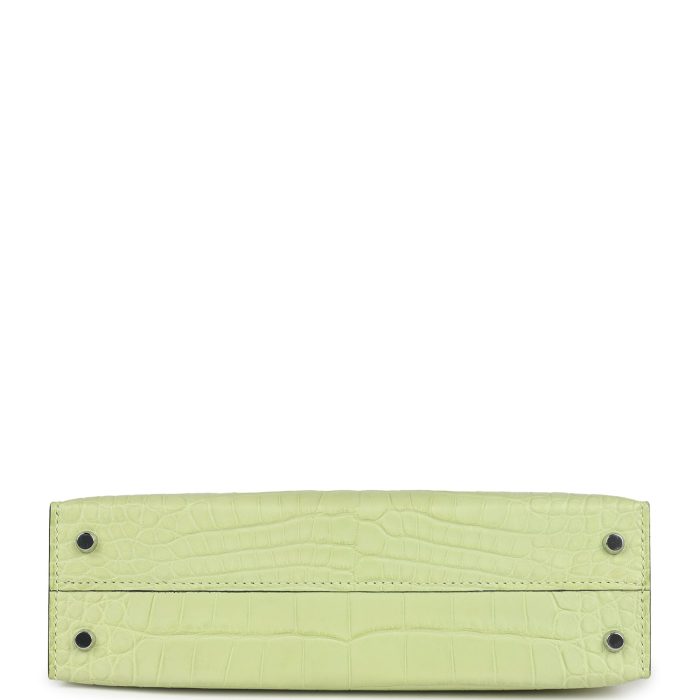 Handmade HKS 20 Jaune Bourgeon Matte Alligator Palladium Hardware - 图片 6