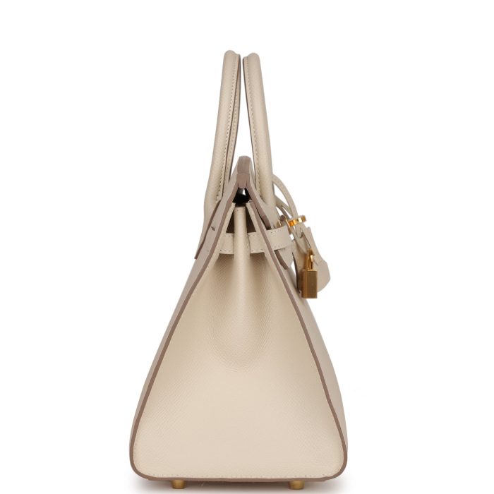 Handmade Bag HB Sellier 25 Craie Epsom Gold Hardware - 图片 3