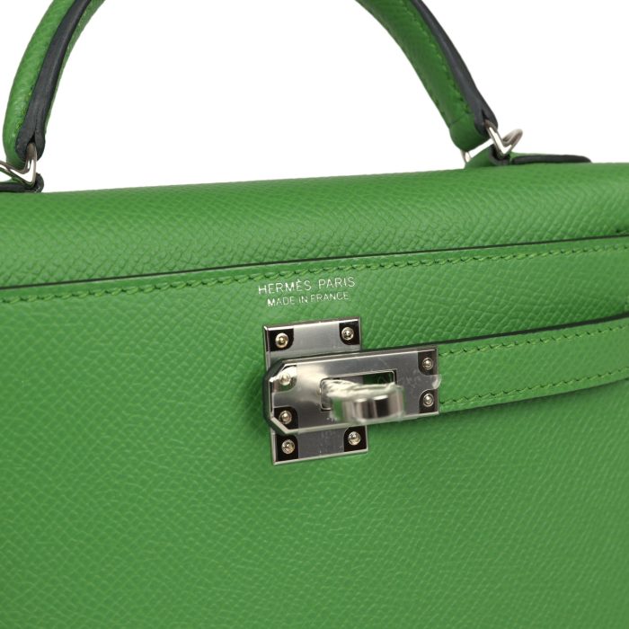 Handmade HKS 20 Vert Yucca Epsom Palladium Hardware - 图片 2