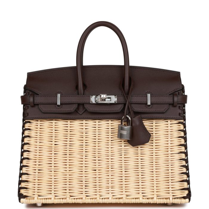 Handmade Bag HPB 25 Rouge Sellier Swift Palladium Hardware