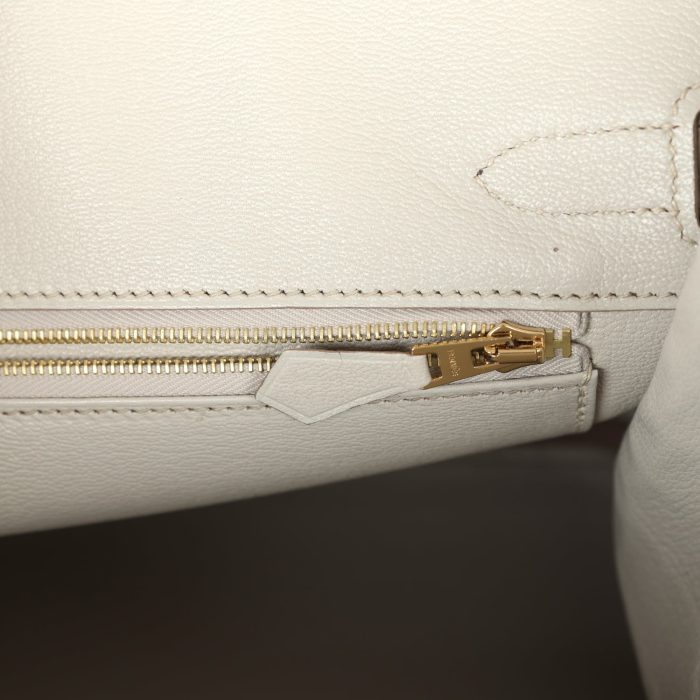 Handmade Bag HB 30 Beton Matte Porosus Crocodile Gold Hardware - 图片 7