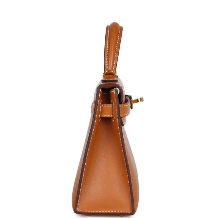 Handmade HKS 20 Naturel Sable Butler Gold Hardware - 图片 3