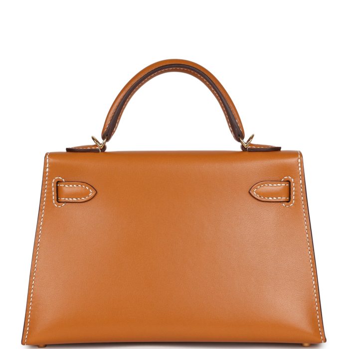 Handmade HKS 20 Naturel Sable Butler Gold Hardware - 图片 4