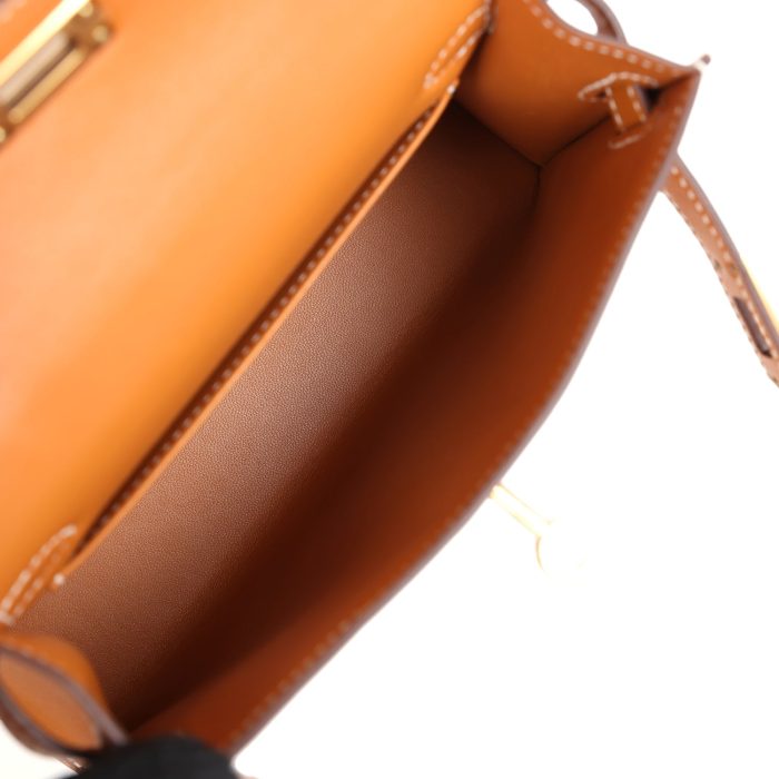 Handmade HKS 20 Naturel Sable Butler Gold Hardware - 图片 7
