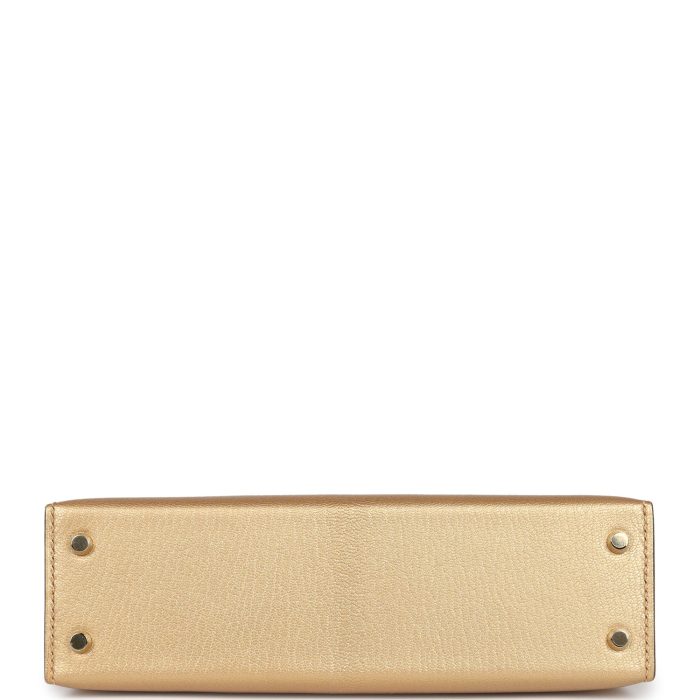Handmade HKS 20 Dore Chevre Chamkilight Permabrass Hardware - 图片 6