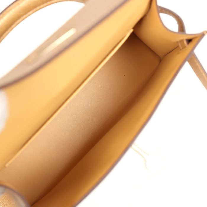 Handmade HKS 20 Dore Chevre Chamkilight Permabrass Hardware - 图片 8
