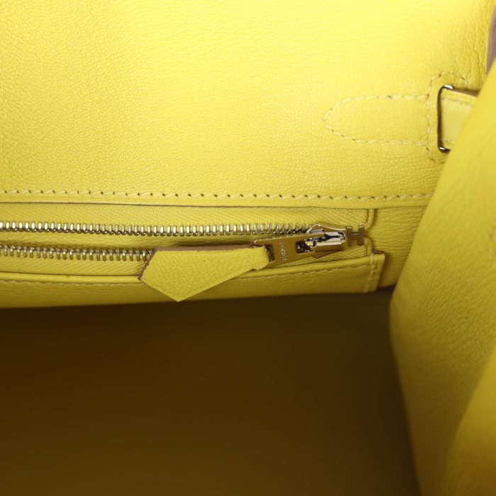 Handmade Bag HB 25 Lime Matte Alligator Palladium Hardware - 图片 8
