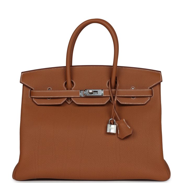 Handmade Bag HB 35 Gold Togo Palladium Hardware