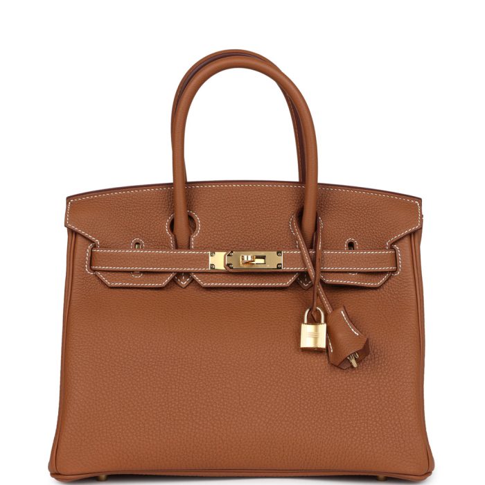 Handmade Bag HB 30 Gold Togo Gold Hardware