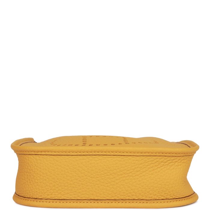 Handmade Bag HE TPM Jaune Ambre Clemence Gold Hardware - 图片 4